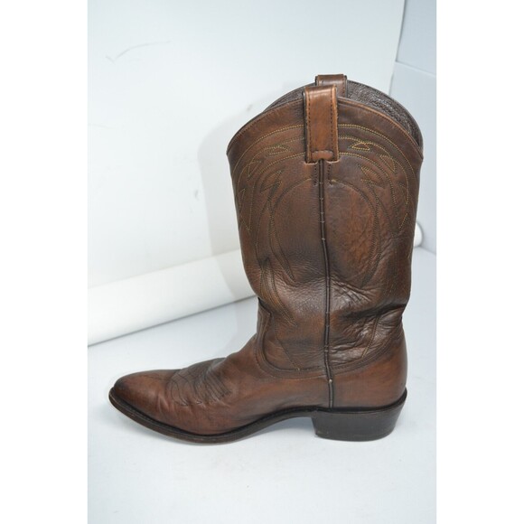 Frye Bruce Pull On 3487688 Dark Brown Men’s Cowboy Western Leather Boot Sz 10 B - Picture 9 of 16